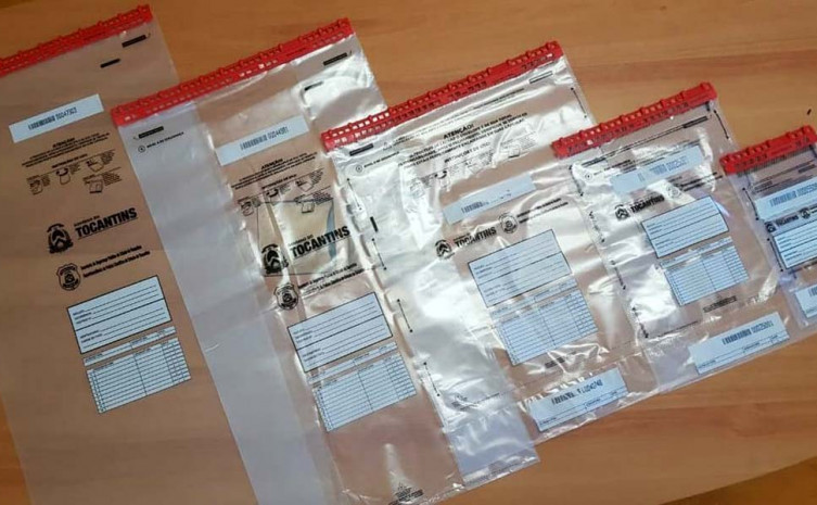 governo do tocantins adquire 39 mil envelopes de seguranca para acondicionar provas coletadas em locais ou em vitimas de crimes